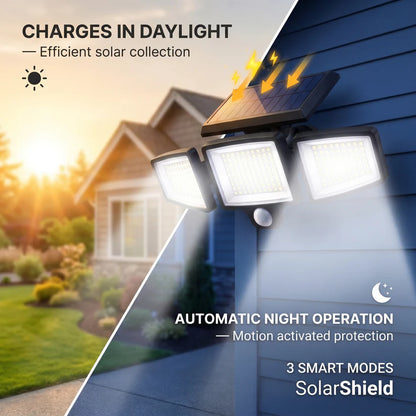 Lunor SolarGuard™ -  Solar Security Outdoor Lighting