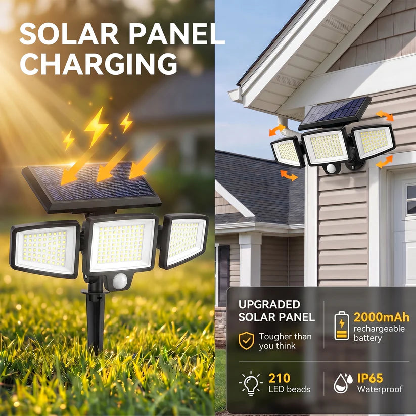 Lunor SolarGuard™ -  Solar Security Outdoor Lighting